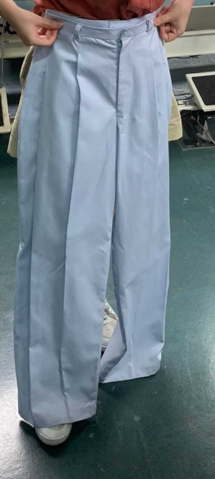 Drafting pleated pants 
