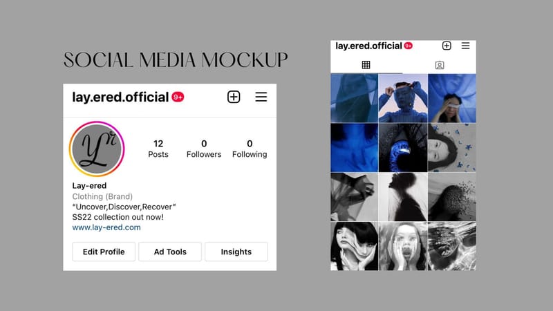Fashion campaign: Uncover,Discover,Recover