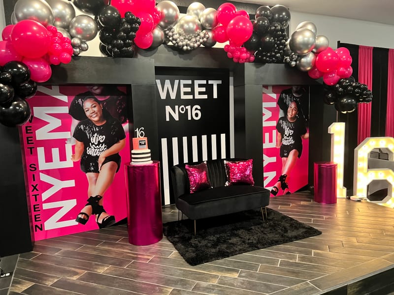 Extravagant Balloon Focal Point Display