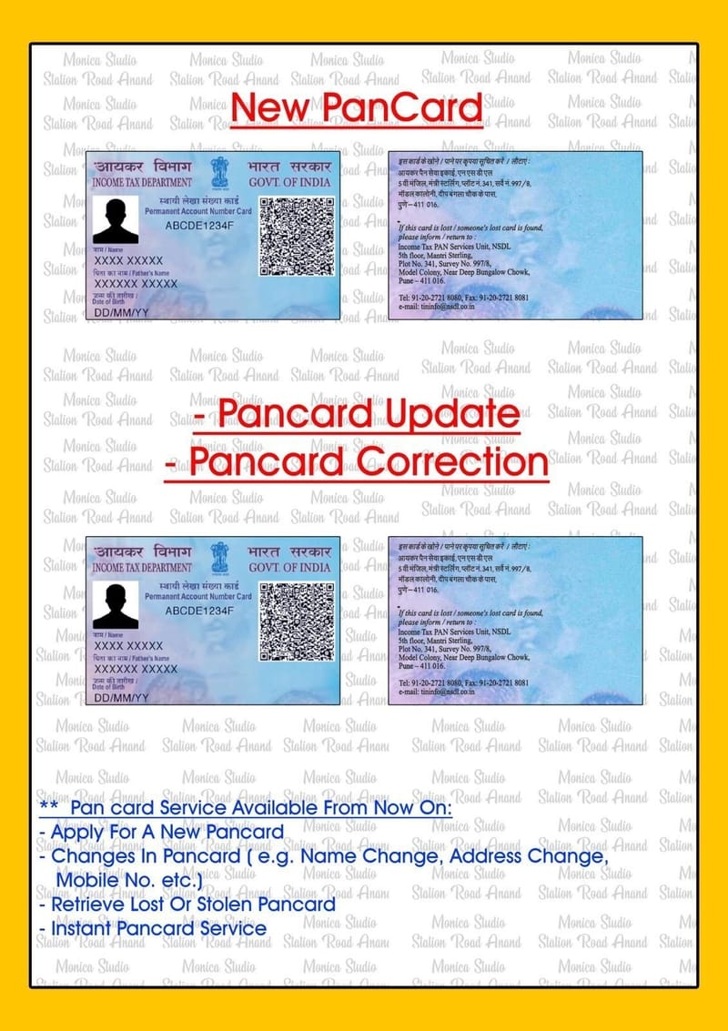 PANCARD Service