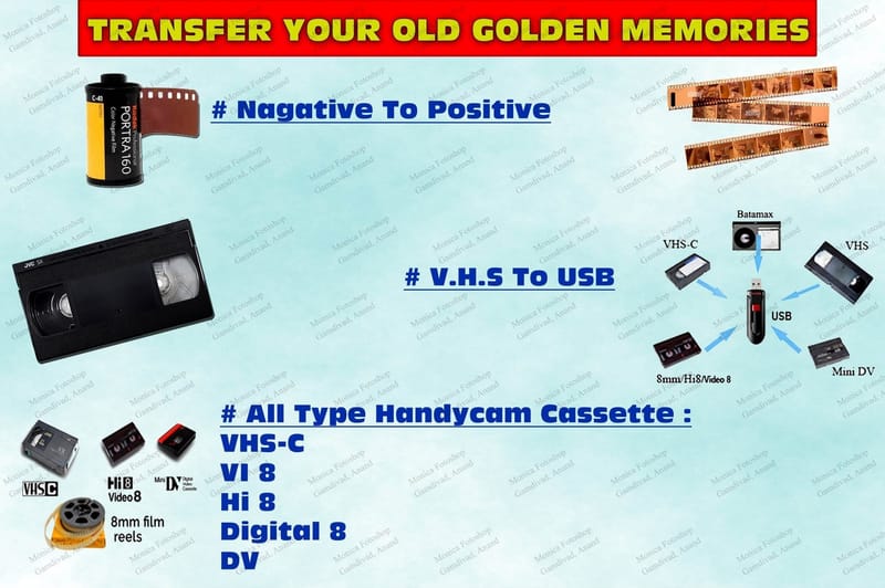 Transfer Your Old Golden Memories To USB / Harddrive