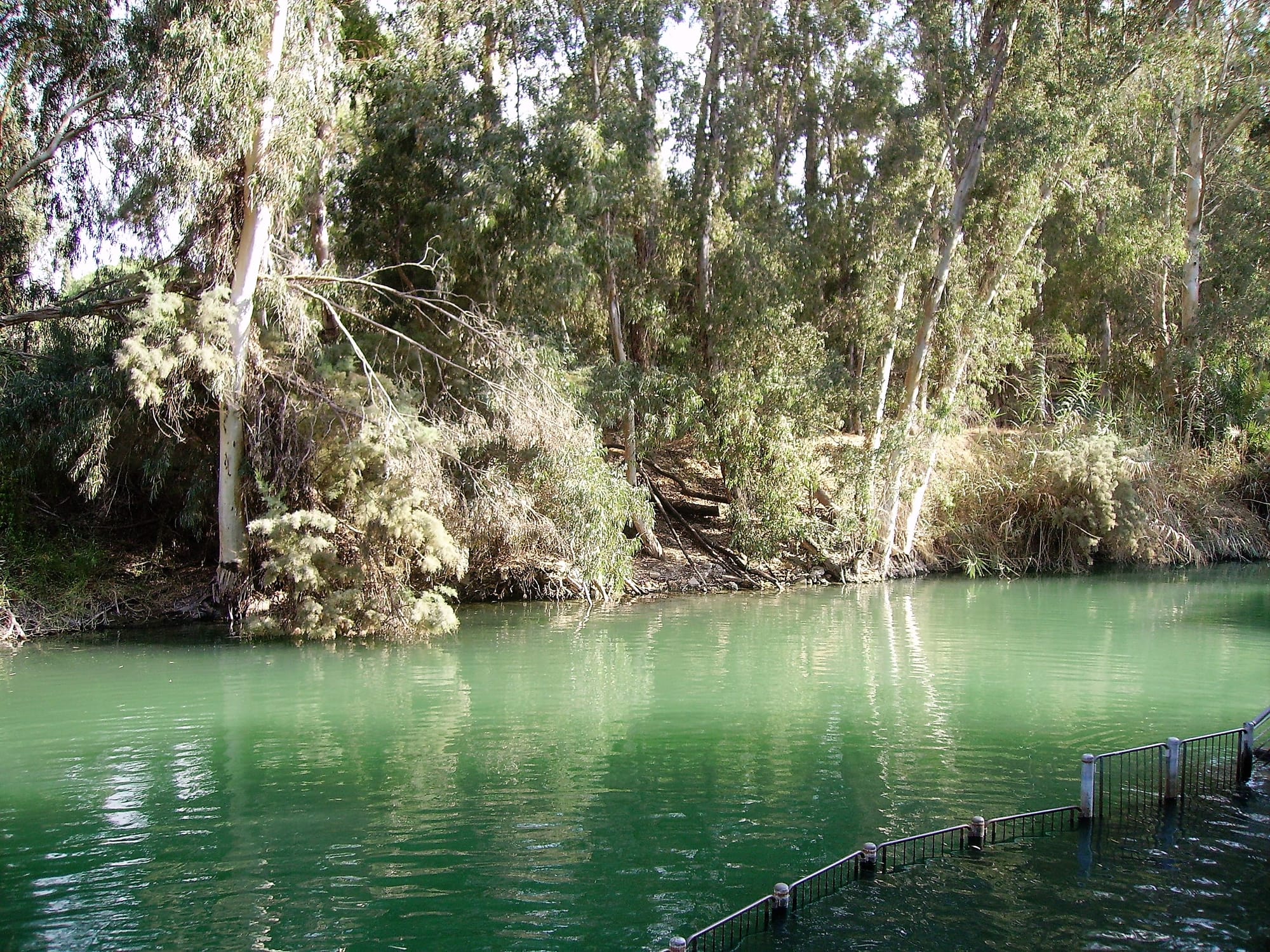 Baptism site on the River Jordan