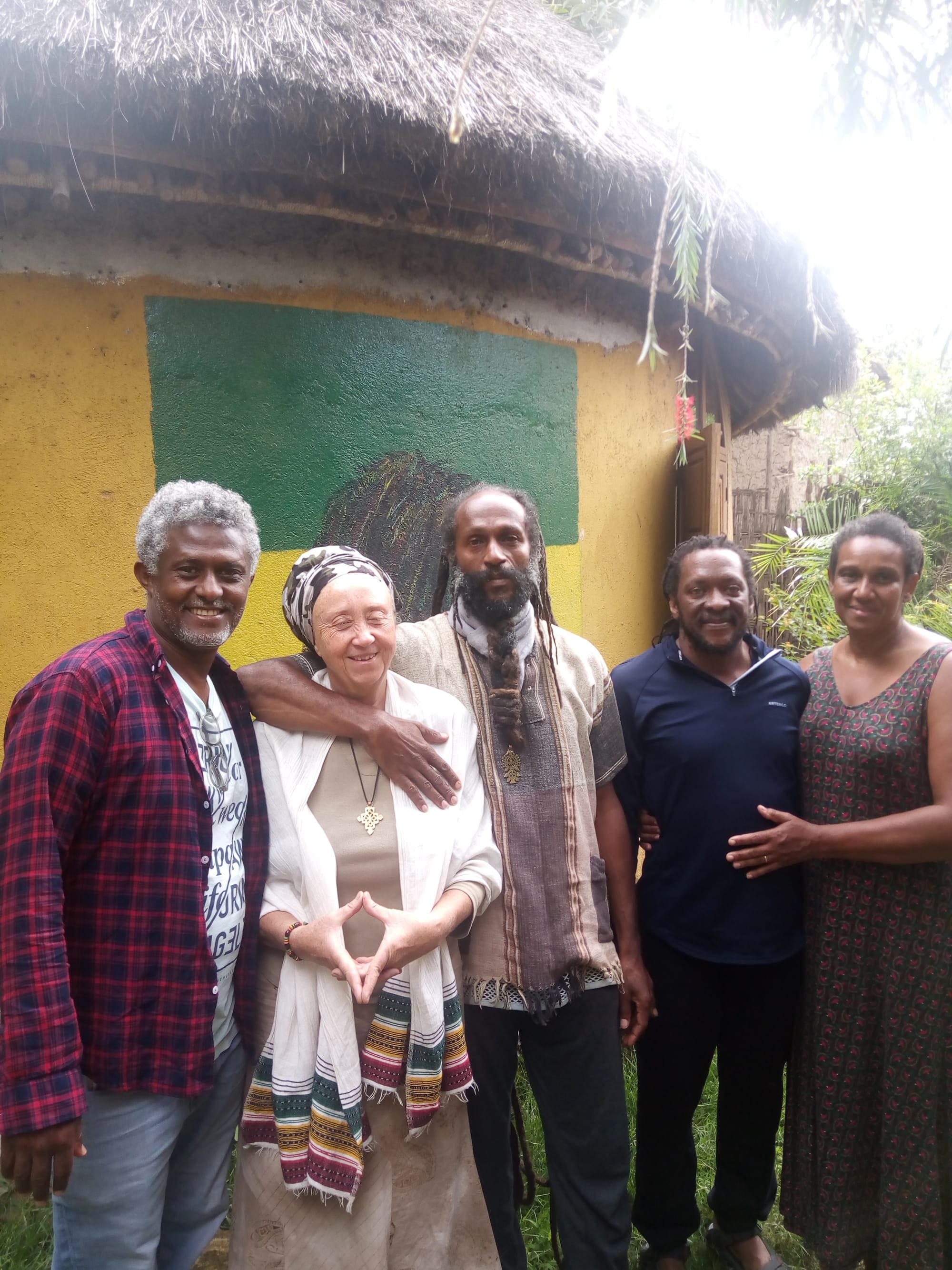 Avec Tsehay, Nelly et Zamor