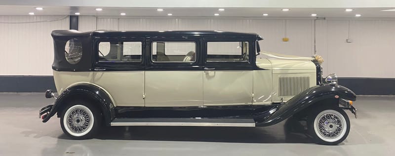 Vintage wedding cars