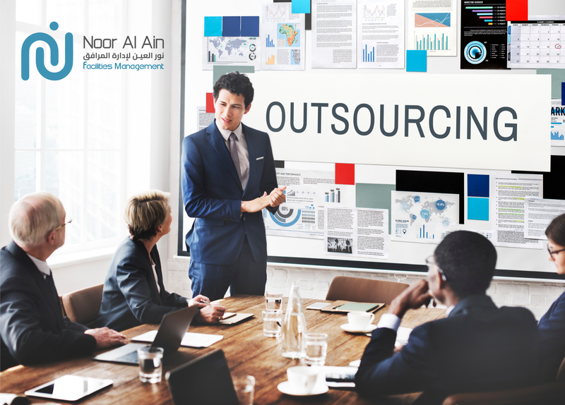 Noor Al Ain Facilities Management 🌟 offers outsourcing benefits!