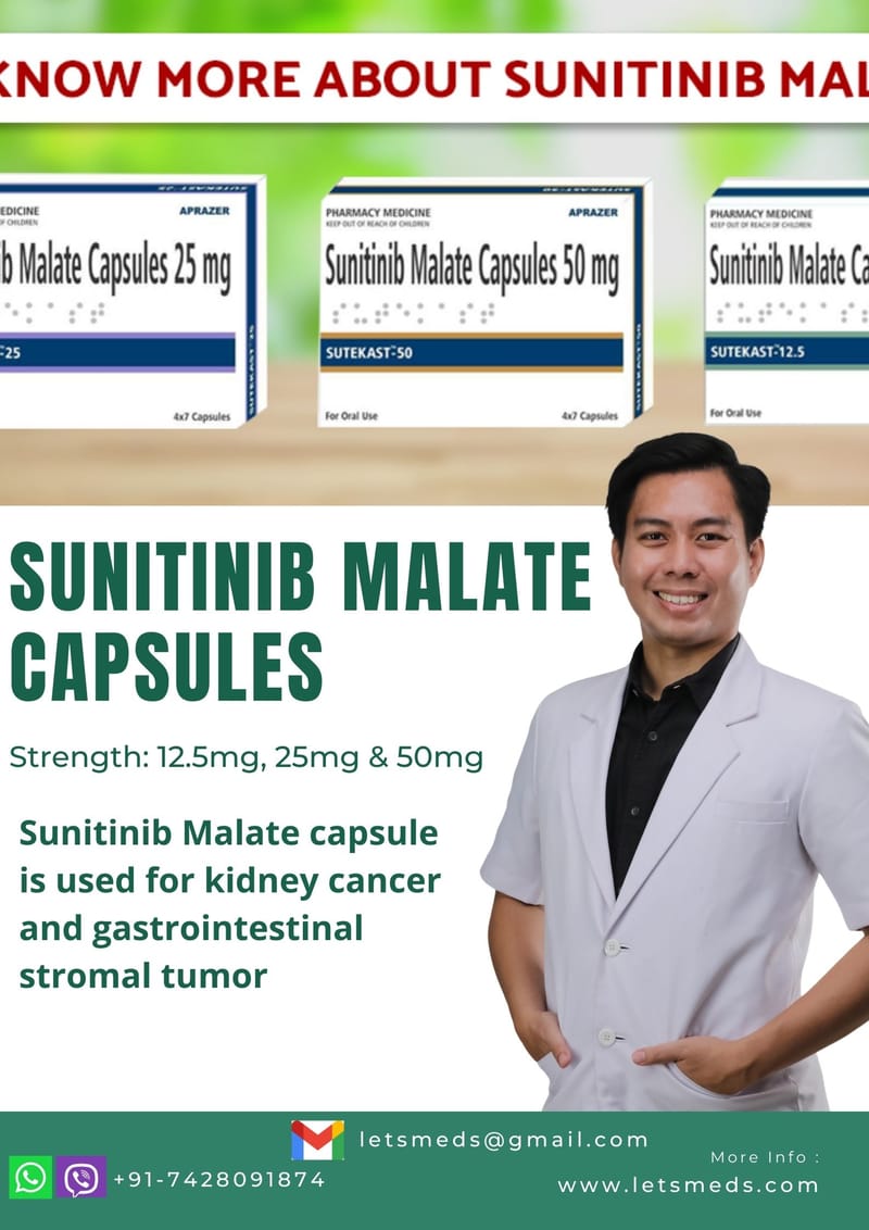 Generic Sunitinib 25mg Capsules Lowest Cost Philippines, Saudi Arabia