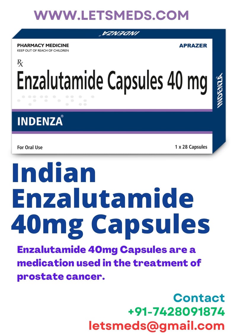 Indian Enzalutamide 40mg Capsules Lowest Price Philippines, Malaysia