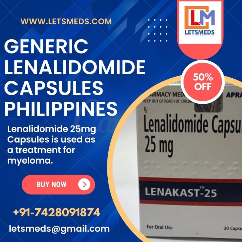 Purchase Indian Lenalidomide 25mg Capsules Online Cost Philippines USA