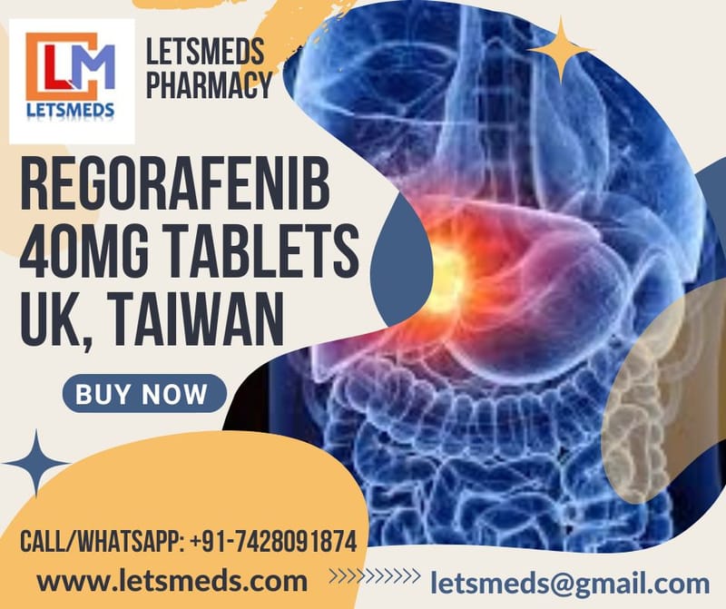 Buy Indian Regorafenib 40mg Tablets Cost Taiwan, UK, USA