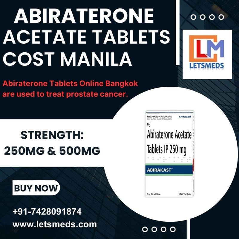 Buy Abiraterone 250mg Tablets Online Price Philippines, Malaysia, Thailand