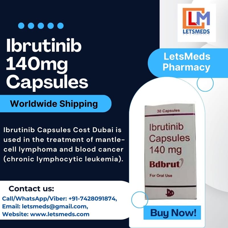 Buy Generic Ibrutinib Capsules Online Cost Philippines, Malaysia, Thailand