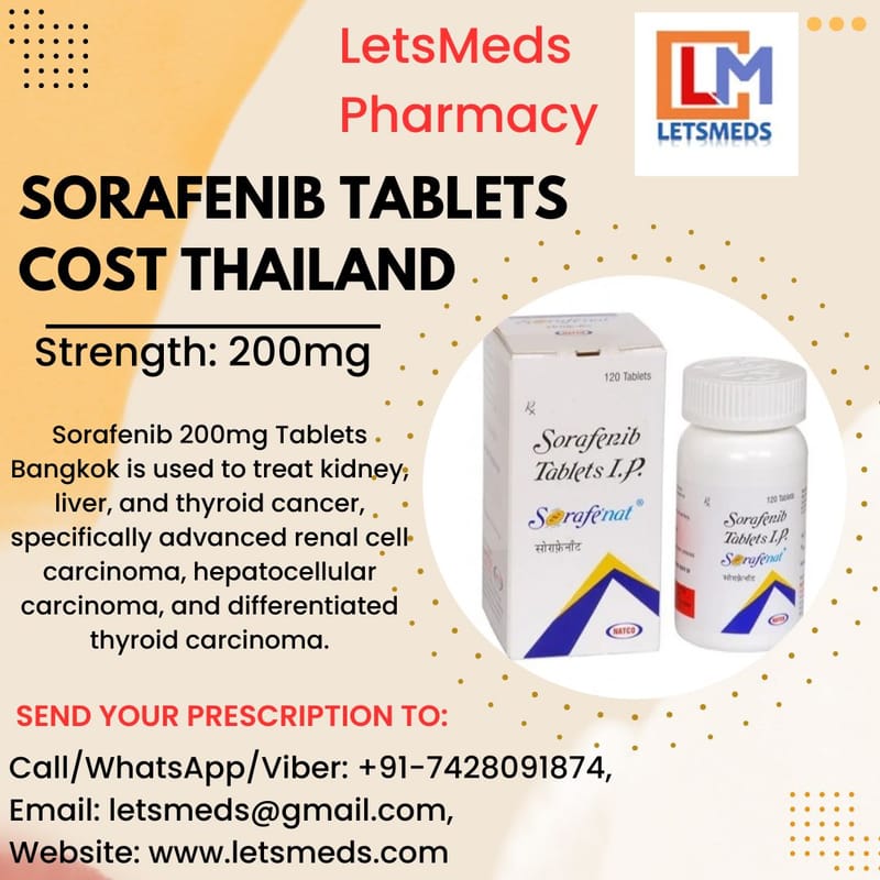 Buy Indian Sorafenib 200mg Tablets Price Philippines, Dubai, USA