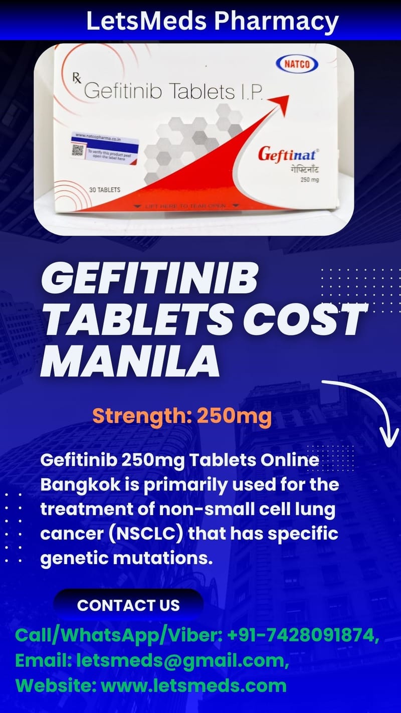 Indian Gefitinib 250mg Tablets Price Malaysia, USA, UAE