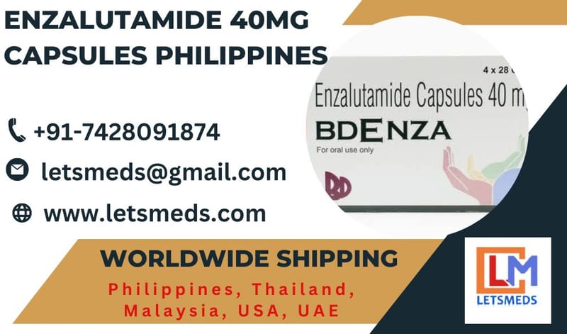 Indian Enzalutamide 40mg Capsules Lowest Cost Metro Manila Philippines