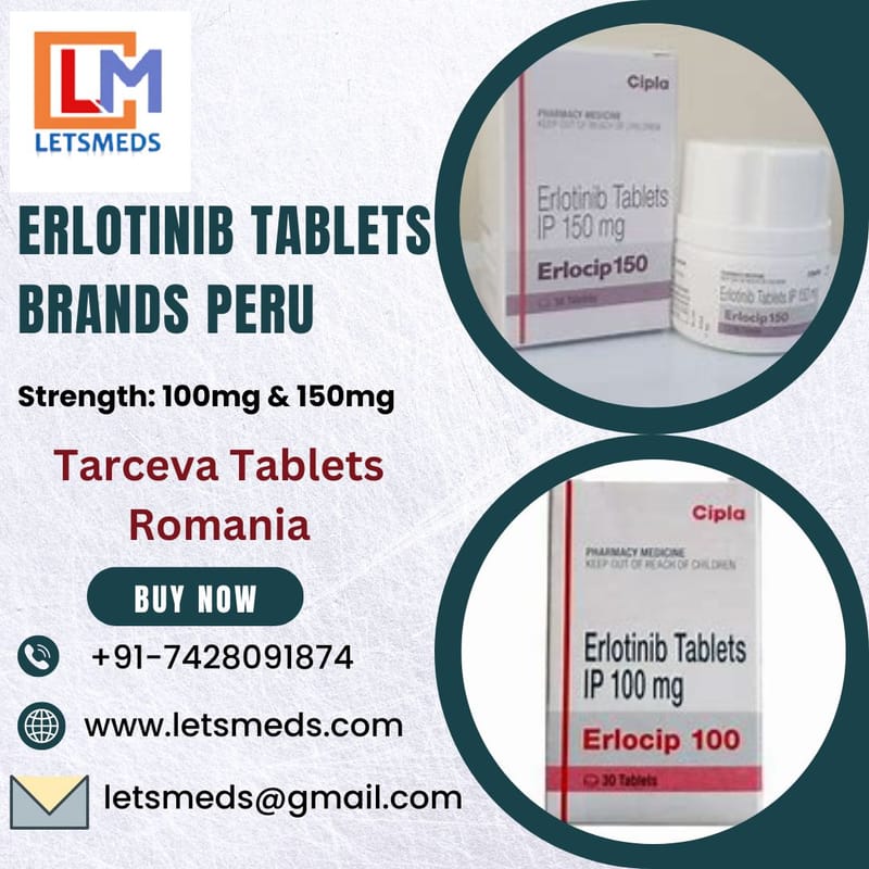 Buy Tarceva Erlotinib 100mg Tablets Cost Romania, Malaysia, South Korea