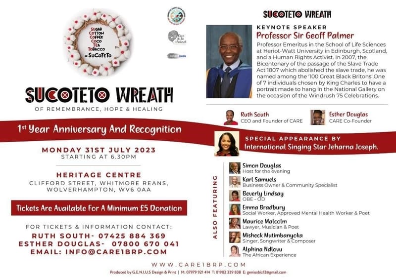 SuCoTeTo Wreath of Remembrance, Hope and Healing 1st Anniversary and Recognition