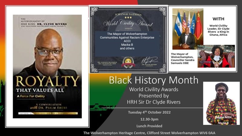 Civility Awards King Clyde Rivers Ghana