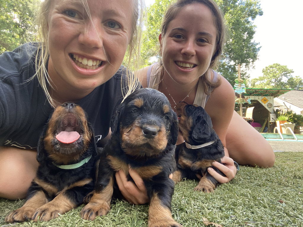 enjoying the hot Florida weather.