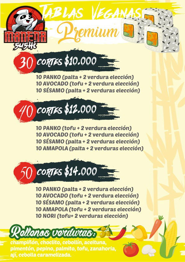 TABLA VEGANA PREMIUN