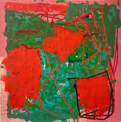 לאה ניקל : הכתם והצבע | גלריה חזי כהן | פתיחה 1.2.24