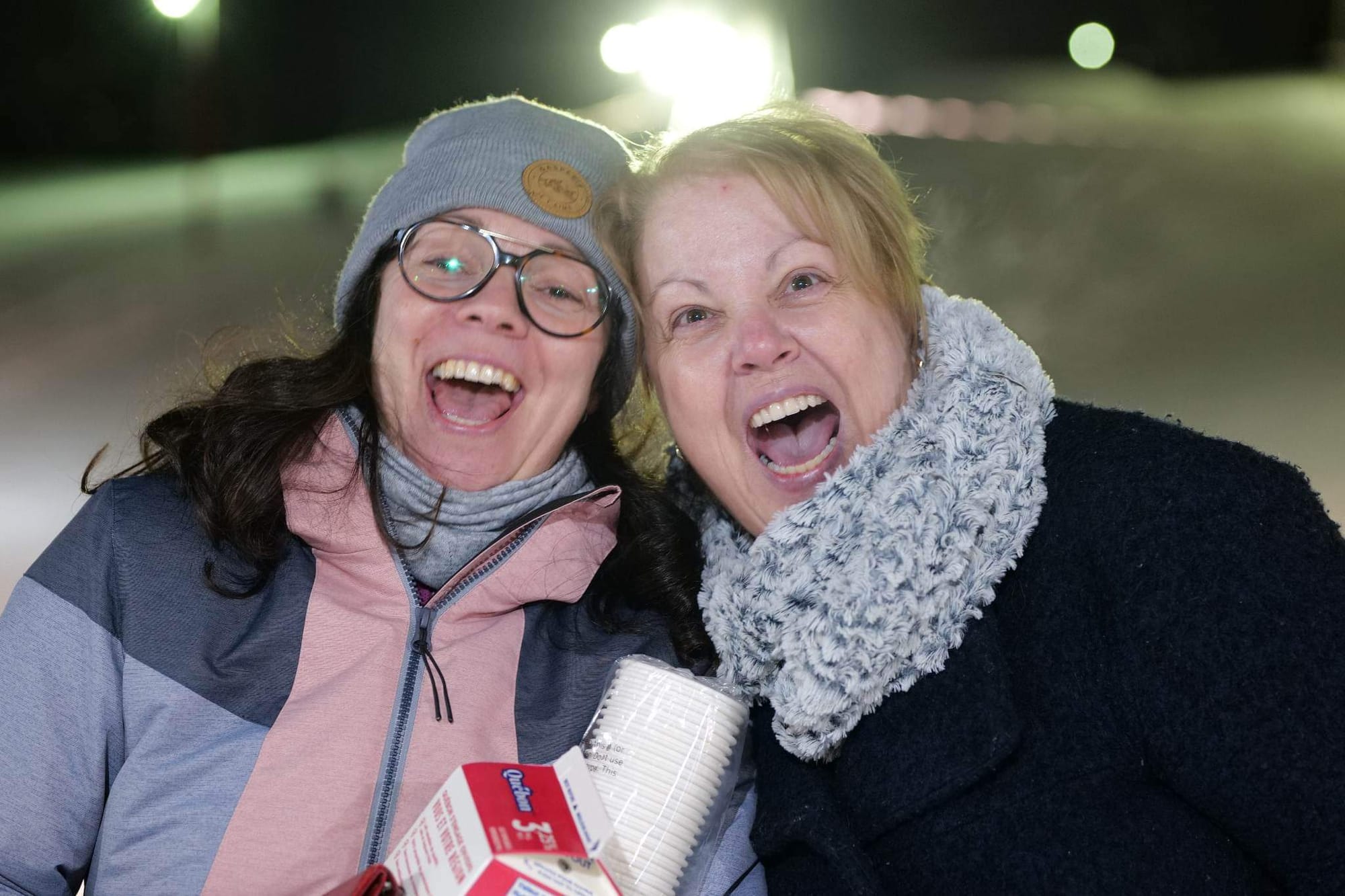 Sortie centre de ski 28 janvier- Sophie et Diane