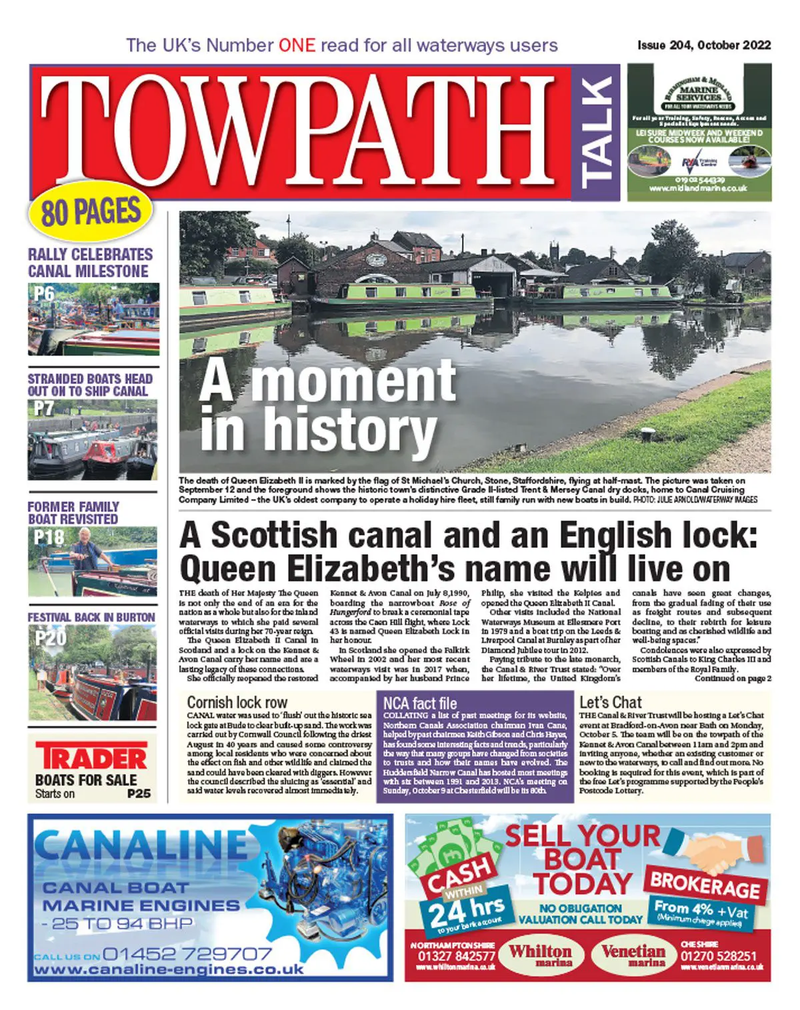 Towpath Talk (September Issue)