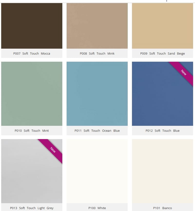 Selection MDF σε ακρυλικά φινιρίσματα 