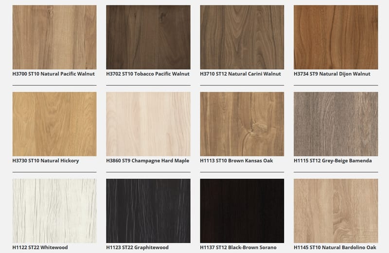 Selection ανάγλυφες & λείες μελαμίνες