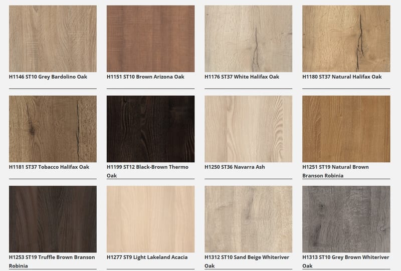 Selection ανάγλυφες & λείες μελαμίνες