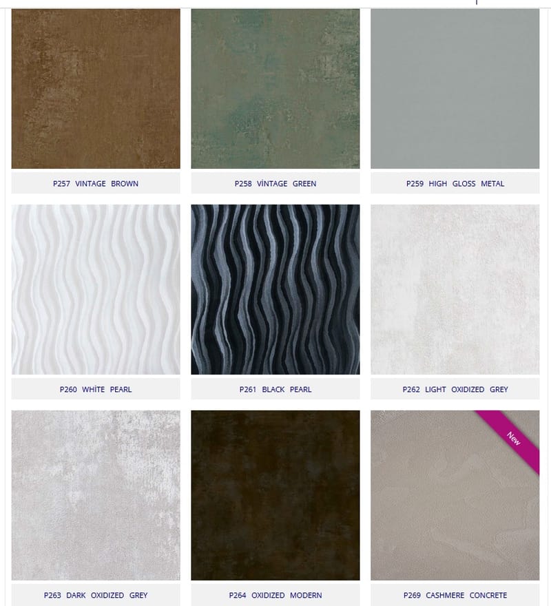 Selection MDF σε ακρυλικά φινιρίσματα 