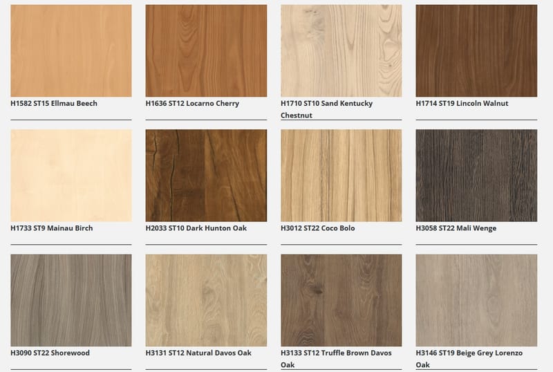 Selection ανάγλυφες & λείες μελαμίνες