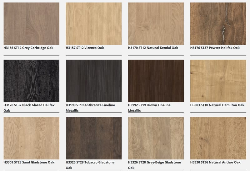 Selection ανάγλυφες & λείες μελαμίνες