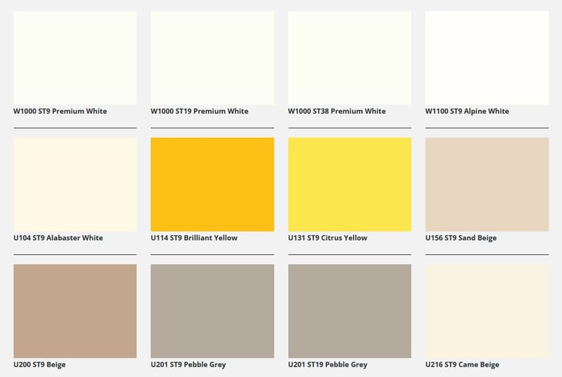 Selection ανάγλυφες & λείες μελαμίνες