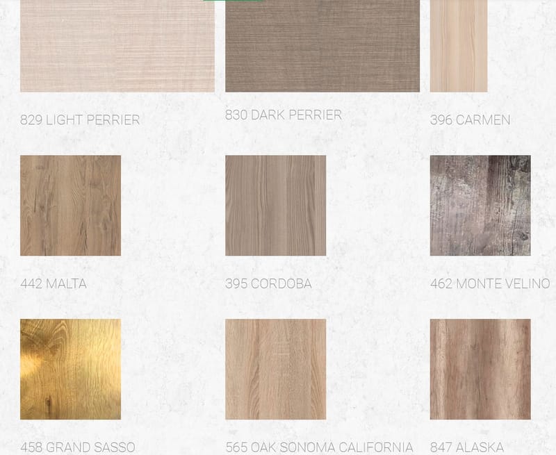 Selection ανάγλυφες & λείες μελαμίνες