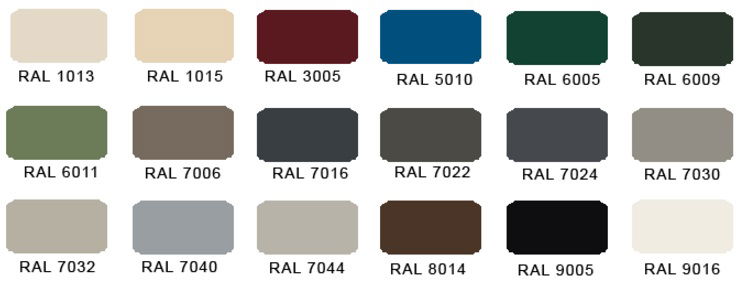 Selection χρωμάτων για βαφή λάκας