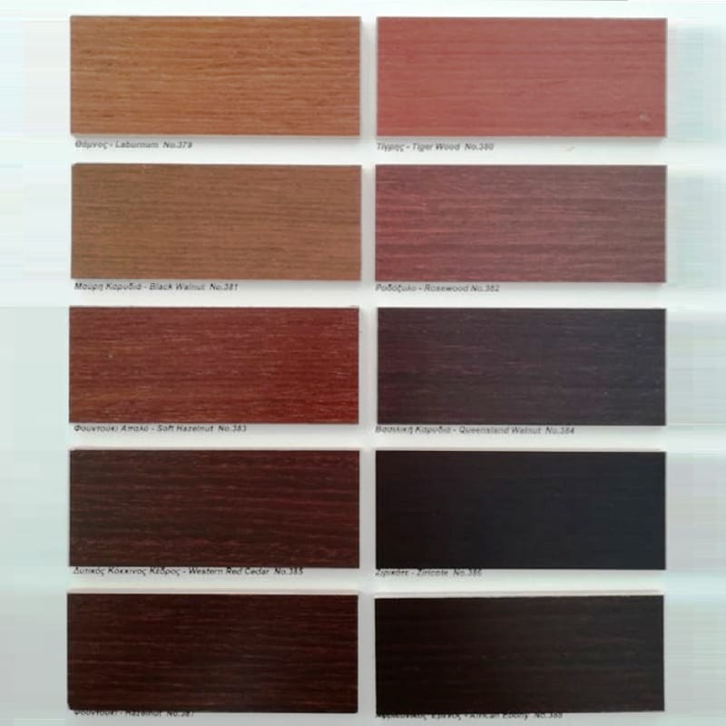 Βερνίκια νερού VERNILAC για βαφή μασίφ ξύλου & καπλαμά.