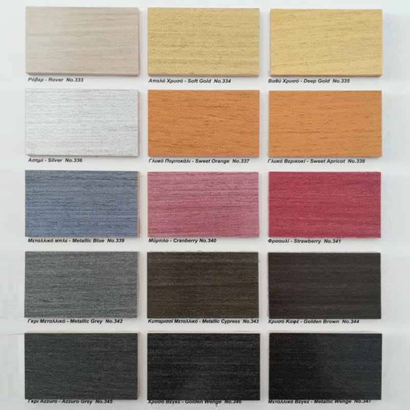 Βερνίκια νερού VERNILAC για βαφή μασίφ ξύλου & καπλαμά.