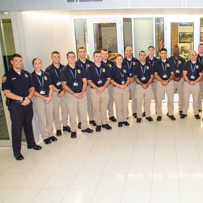 LCCC Police Acedemy Cadets give donation of hope image