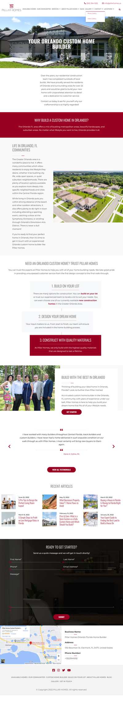 Pillar Homes Central Florida Home Builder image