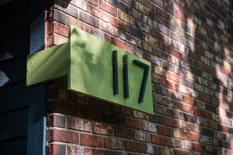 Custom House Numbers