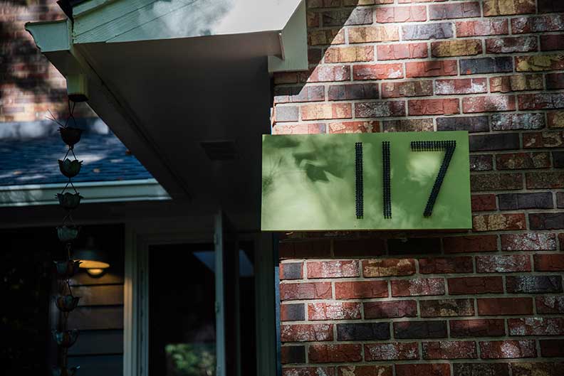 Custom House Numbers