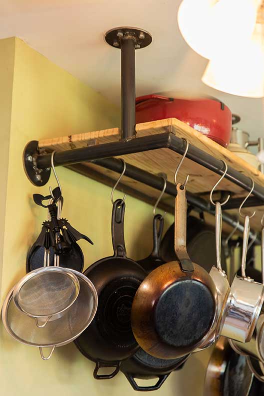 Custom Pot Rack