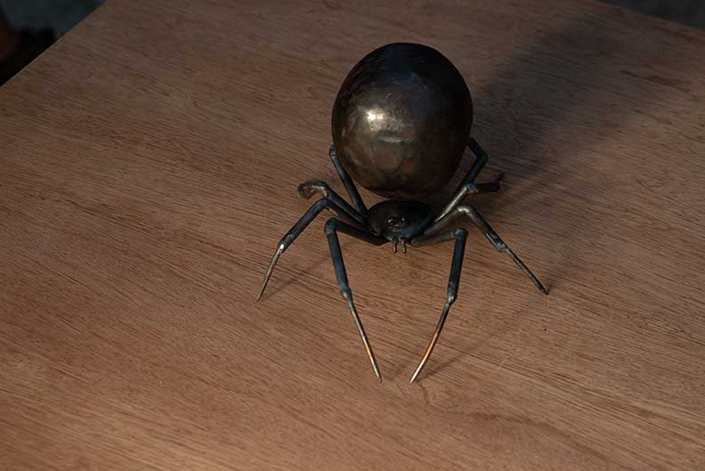Black Widow Spider Sculpture 2