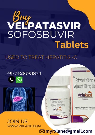 How can i Purchase Velpatasvir 100mg and Sofosbuvir 400mg Tablet price Philippines
