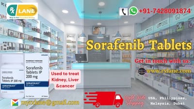 Buy Sorafenib 200mg Tablets at Wholesale price Philippines