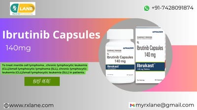 Generic Ibrutinib 140mg Capsules | Ibrutinib 140mg online cost Dubai
