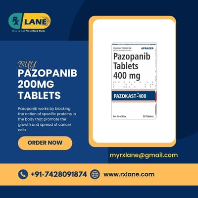 Buy Pazopanib 200mg Tablets Philippines at Wholesale Price