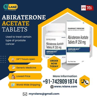 Abiraterone Acetate Tablets Online at Wholesale Price Thailand
