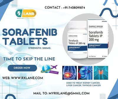 Purchase Sorafenib 200mg Tablets Wholesale cost USA Malaysia Philippines Dubai
