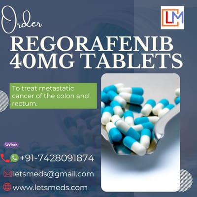 Purchase Regorafenib 40mg Tablets online cost USA, Singapore, Thailand